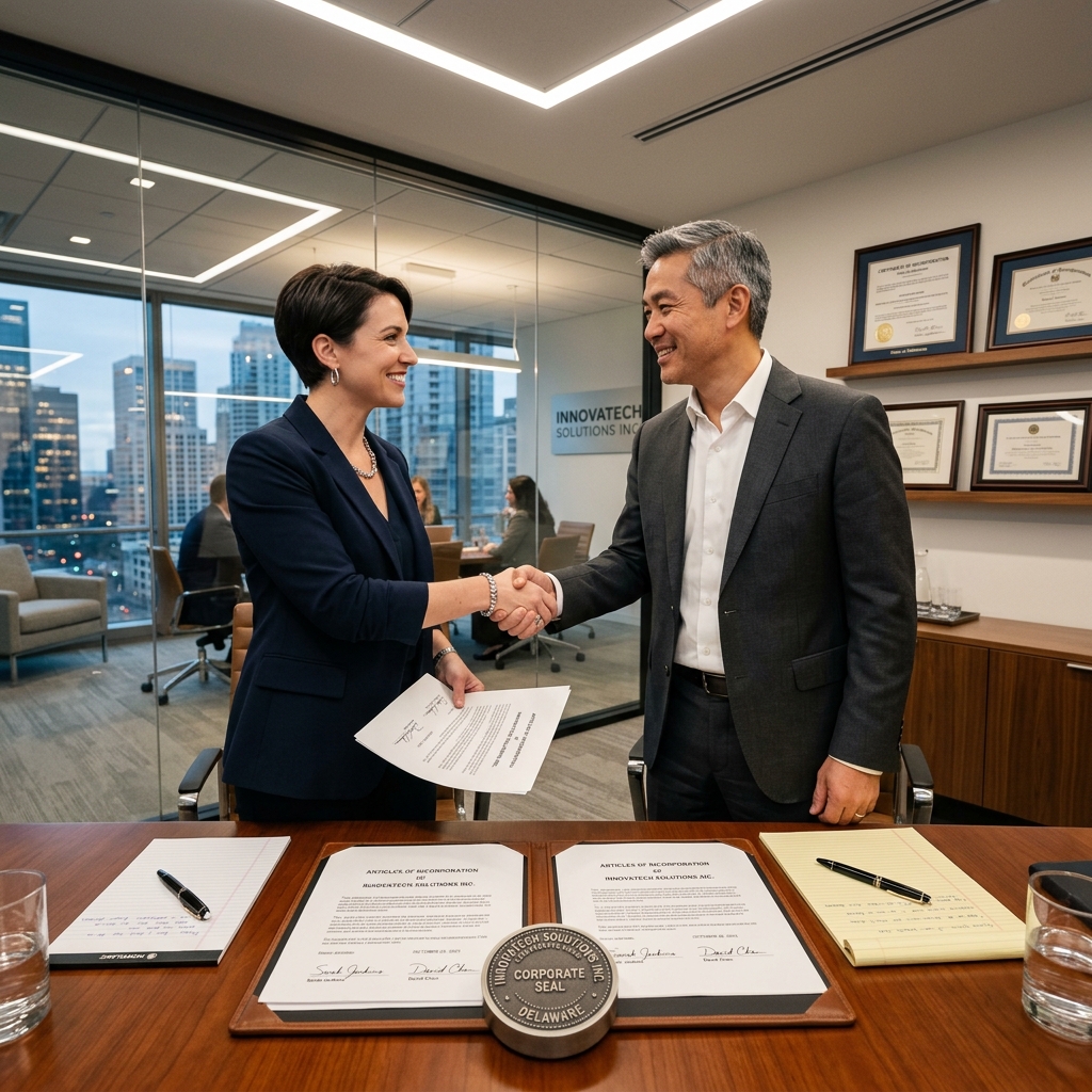 Company Incorporation Signing